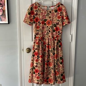 Floral print dress